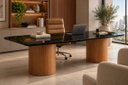 Ver imagem 2 de Mesa de Escritório 220x120cm Retangular - Duo Cone