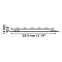 Ver imagem 3 de Revestimento Poliestireno Duna 15cm Branco - Santa Luzia