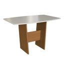 Ver imagem 1 de Mesa de Jantar Toquio 6 Lugares Retangular MDP e MDF Off White e Bege Indékes