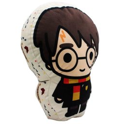 Almofada pelúcia fibra de veludo personagem Harry Potter Produto Original Licenciado 30x25cm - 2