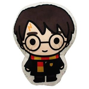 Almofada pelúcia fibra de veludo personagem Harry Potter Produto Original Licenciado 30x25cm