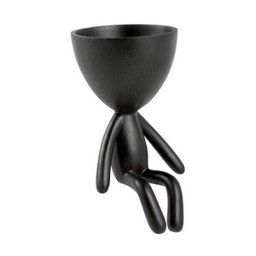 Vaso Boneco Robert Plant - Sentado Preto - 1