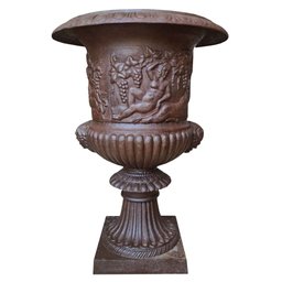 VASO ROMANO 150X85CM CASA ALTO PADRAO LUXO FERRO FUNDIDO Pronto Artes DECORAÇÃO DE JARDIM - 1