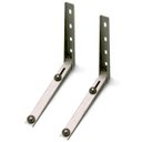 Ver imagem 1 de Suporte Para Condensadora EOS até 40kg/Par 400mm Perfil U Aço Inox 304 400PIR K125547