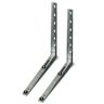 Suporte Para Condensadora EOS até 45kg/Par 500mm Perfil U Slim Galvanizado a Fogo 500PUXGF K128791 - 1