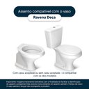 Ver imagem 4 de Assento Sanitário Ravena Cinza Real para Vaso Deca
