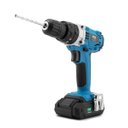 Ver imagem 1 de Parafusadeira e Furadeira De Impacto Profissional EOS MaxPro A Bateria 21V Com Maleta + 2 Baterias