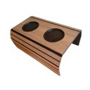 Ver imagem 2 de Kit 04 Bandejas Esteira Para Braço De Sofá Porta Copo Plástico Tabaco - SSX Multicoisas
