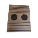 Ver imagem 4 de Kit 04 Bandejas Esteira Para Braço De Sofá Porta Copo Plástico Tabaco - SSX Multicoisas