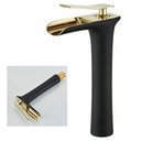 Ver imagem 1 de Torneira Cascata Luxo Monocomando Banheiro Cuba Misturador Quente Frio Bancada Cobre