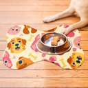 Ver imagem 4 de Tapete Comedouro Ração Cachorro Pet Cão Dog Lona Nº4 - 30x44
