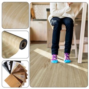 Piso Vinil 0,7mm Pvc em Manta Madeirado por Metro Quadrado Cor:219303