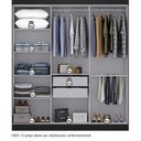 Ver imagem 5 de Guarda-roupa Casal 6 Portas 2 Gavetas Paris