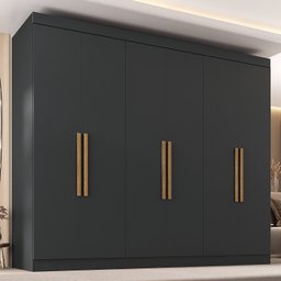 Guarda-Roupa Casal 6 Portas 2 Gavetas Paris - 1