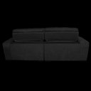 Ver imagem 5 de Sofá 2,72M Retrátil e Reclinável com Molas Cama Inbox Top Tecido Suede Velusoft Preto