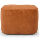 Ver imagem 3 de Poltrona de Amamentação com Balanço e Puff Orgânico Saori W01 Courissimo Canela - Lyam Decor
