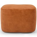 Ver imagem 4 de Poltrona de Amamentação com Balanço e Puff Orgânico Saori W01 Courissimo Canela - Lyam Decor