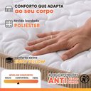 Ver imagem 5 de Cama Box Casal Colchão Molas Ensacadas Real 138x188x65cm Branco / Bege - Suporta até 130kg