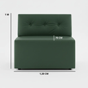 Ver imagem 4 de Sofá Booth Parma 1,20m Premium para Restaurantes:verde