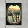 Quadro Decorativo Visão Janela de Avião QV.1086.01.01.01 Euronobre - 50x80x3cm - 1