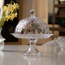 Ver imagem 3 de Prato para Bolo de Cristal com Tampa 19cm Diamond Lyor