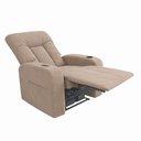 Ver imagem 6 de Poltrona Lift Elevação Rover Reclinável Elétrica Suede Bege - Sallar Home