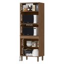 Ver imagem 3 de Paneleiro Pop Torre Quente 70cm com 4 Portas e 2 Nichos Freijo/baunilha/freijo