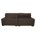 Ver imagem 5 de Sofá 2,52M Retrátil e Reclinável com Molas Cama Inbox Confort Tecido Suede Velusoft Café
