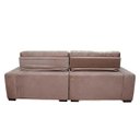 Ver imagem 6 de Sofá 2,52M Retrátil e Reclinável com Molas Cama Inbox Confort Tecido Suede Velusoft Castor