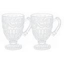 Ver imagem 1 de Jogo de Canecas Xícaras de Cristal Imperial Transparente 190mL 2 peças - Lyor
