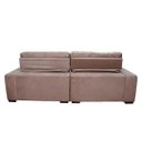 Ver imagem 6 de Sofá 2,72M Retrátil e Reclinável com Molas Cama Inbox Confort Tecido Suede Velusoft Castor