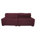 Ver imagem 6 de Sofá 2,72M Retrátil e Reclinável com Molas Cama Inbox Confort Tecido Suede Velusoft Vinho