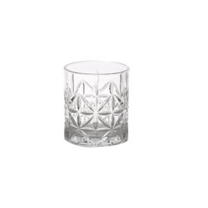 Conjunto 6 Copos Style em Vidro Transparente 360ml Whiskey