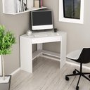 Ver imagem 2 de Mesa Escrivaninha de Canto com 1 Gaveta Me4169 Branco Tecnomobili