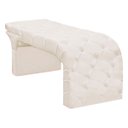 Ver imagem 6 de Maca Estofada Estética Cílios Regulável Spa Suede Ana:branco