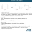 Ver imagem 5 de Poltrona Reclinável MH-1216 Estofada sem Massageador Marrom B
