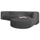 Ver imagem 2 de Sofá Modular Celinne Luxuoso Sala de Estar Decoração Luxo 265cm Linho