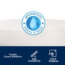 Ver imagem 4 de Kit 04 Banquetas Alta para Cozinha Área Gourmet Miami Couríssimo Branco - Desk Design