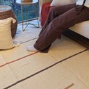 Ver imagem 6 de Tapete Tear Artesanal Design Linhas Caramelo 200 x 300