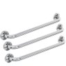Alça de Apoio para Banheiro Kit 22 Unid. 40cm Inox Barra Idoso Cadeirante Leva pra Malhar Bsl3019 - 1