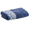 Toalha Corttex Rosto Jacquard Medalhão Azul Marinho Azul Marinho - 3
