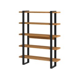 Estante Industrial Home Office Escritório 5 Prateleiras Mdf - 2