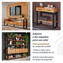 Ver imagem 4 de Estante Industrial Home Office Escritório 5 Prateleiras MDF