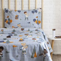 Jogo de Lençol Infantil Percal Total Mix Jr Totó - 3