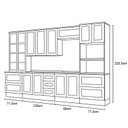 Ver imagem 3 de Cozinha Modulada Americana 16 Cinza - Henn