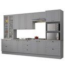 Ver imagem 1 de Cozinha Modulada Americana 16 Cinza - Henn
