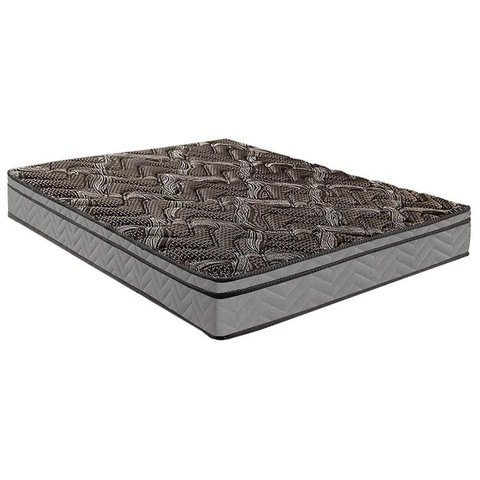 Colchão Queen Paropas Ortopédico D28 / EP Anatômico Conforto Firme Euro Pillow Gray (158x198x17) - 