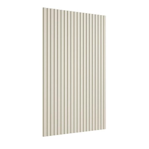 Painel Ripado Decorativo 160cm X 240cm em Madeira Mdf Cor:luna