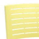 Ver imagem 6 de Kit 04 Cadeiras Empilhável Fixa Escritório Multiuso Base Preta Kimi P03 Amarelo - Lyam Decor