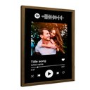 Ver imagem 5 de Quadro Personalizado com Foto e Música Spotify em Moldura Caixa Tacolado Papel de Parede 30 X 40cm M